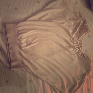 Anthropologie moth xs white knit blouse almost new